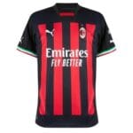 camisa ac milan i 22 23 torcedor puma masculina vermelha 1 2