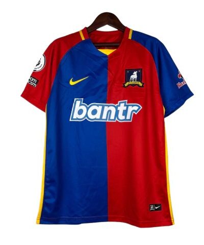 camisa afc richmond i 23 24 torcedor nike masculina azul e vermelha com detalhes em amarelo 1 1