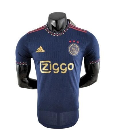 camisa ajax away 22 23 jogador adidas masculina azul 1 1