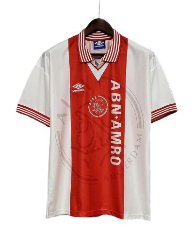camisa ajax retr 1995 1996 vermelha e branca umbro 1 1