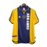 camisa ajax retr 2000 2001 azul e amarela adidas 1 1