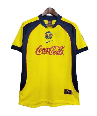 camisa am rica mex retr 2001 2002 amarela nike 1 2