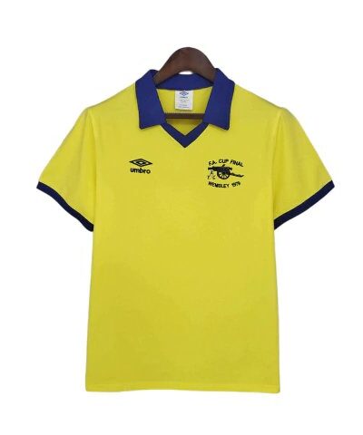 camisa arsenal retr 1971 1979 amarela umbro 1 1