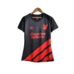 camisa athletico paranaense ii 23 24 torcedor umbro feminina preta 1 2