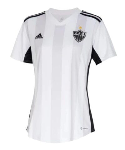 camisa atl tico mineiro ii 22 23 torcedor adidas feminina branco e preto 1 1