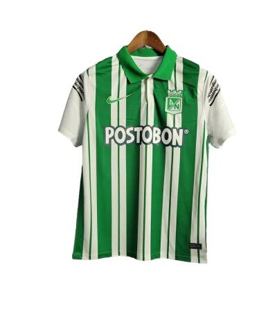 camisa atl tico nacional home 22 23 torcedor nike masculina verde e branco 1 1