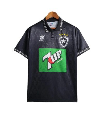 camisa botafogo ii retr 1995 torcedor masculina preta 1 2