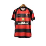 camisa flamengo i retr 03 04 torcedor masculina vermelha com detalhes em preto e amarelo 1 1