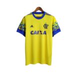 camisa flamengo ii retr 1993 torcedor masculina amarela com detalhes em azul 1 1