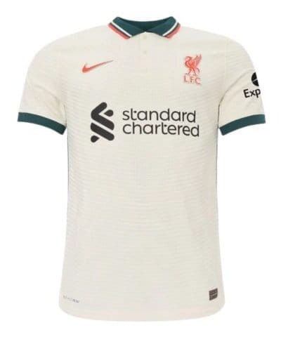 camisa liverpool away 21 22 torcedor nike masculina marfim 1 1
