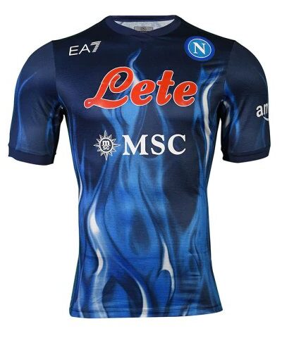 camisa napoli flames kit 22 23 torcedor ea7 masculina azul 1 1