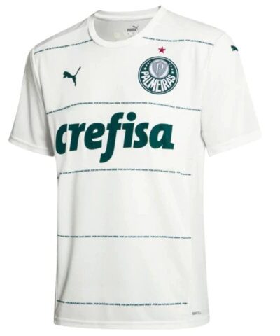 camisa palmeiras ii 22 23 torcedor puma masculina branco e verde 1 1