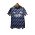 camisa real madrid away 23 24 torcedor adidas masculina cinza 1 2