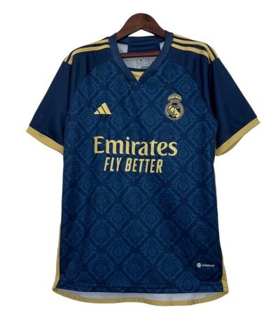 camisa real madrid edi o especial 23 24 torcedor adidas masculina azul com detalhes em dourado 1 1