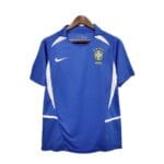 camisa retr 2002 sele o brasileira ii nike masculina azul 1 1