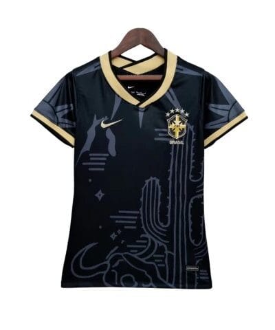 camisa sele o brasileira especial nordeste torcedor nike feminina preta 1 1