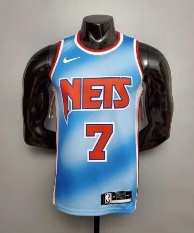 camiseta regata brooklyn nets azul e vermelha nike masculina 1 1