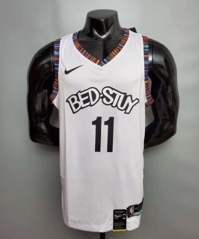 camiseta regata brooklyn nets branca city edition nike masculina 1 1