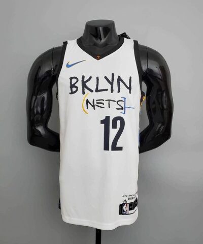 camiseta regata brooklyn nets branca nike masculina 1 1