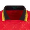 camisa ac milan edicao especial torcedor puma masculina vermelha com detalhes em verde