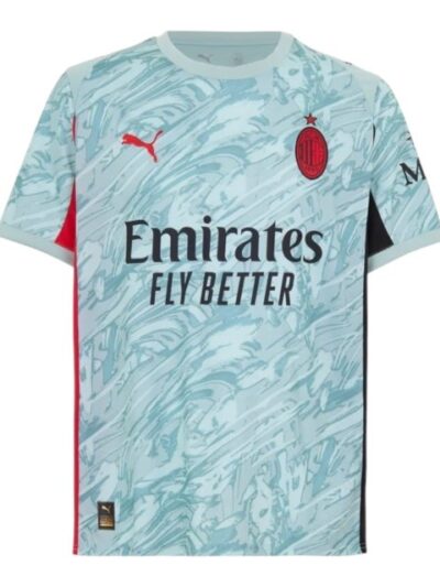 camisa ac milan goleiro i torcedor puma masculina azul