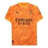 camisa ac milan goleiro ii torcedor puma masculina laranja
