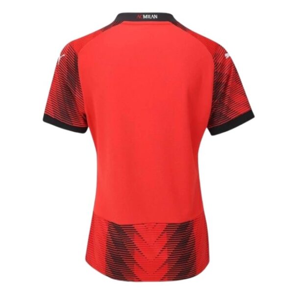 camisa ac milan i torcedor puma feminina vermelha e preta