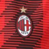 camisa ac milan i torcedor puma feminina vermelha e preta