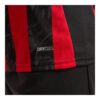 camisa ac milan i manga longa torcedor puma masculina preta e vermelha com detalhes em cinza
