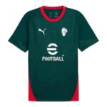 camisa ac milan treino torcedor puma masculina verde