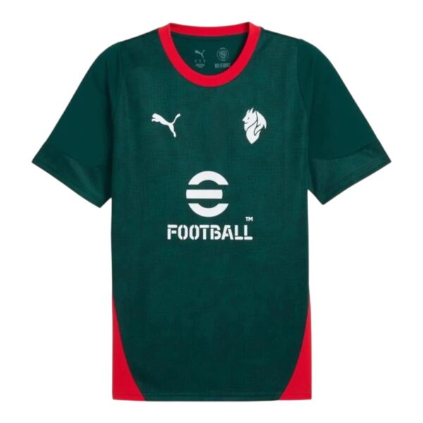 camisa ac milan treino torcedor puma masculina verde