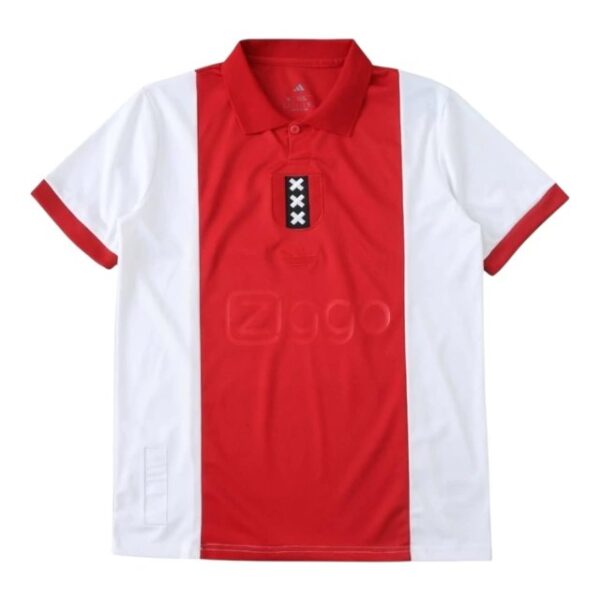 camisa ajax edicao aniversario anos torcedor adidas masculina branca e vermelha