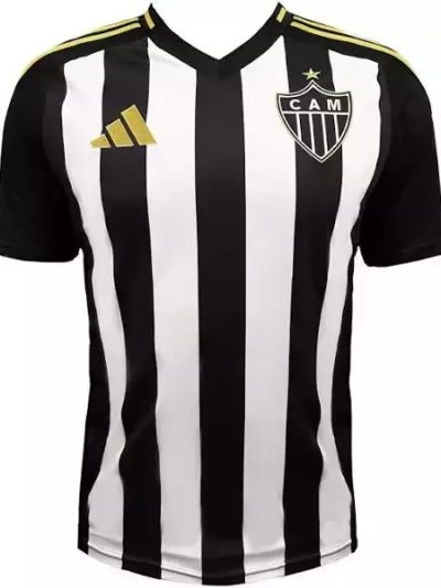 Camisa preta e branca do Atlético Mineiro