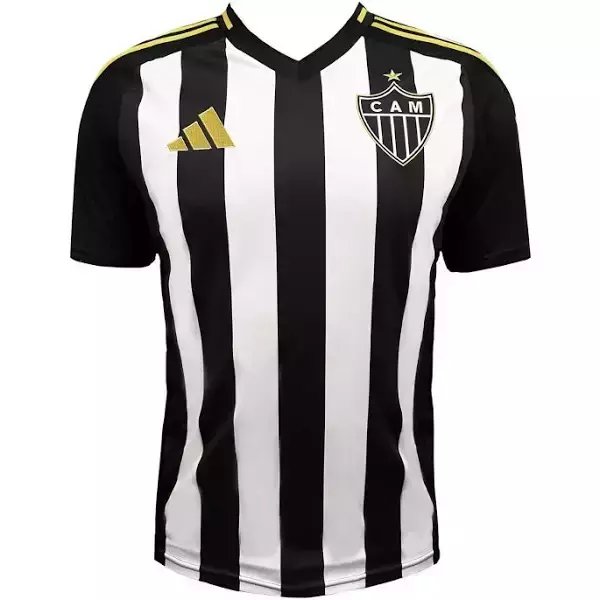 Camisa preta e branca do Atlético Mineiro